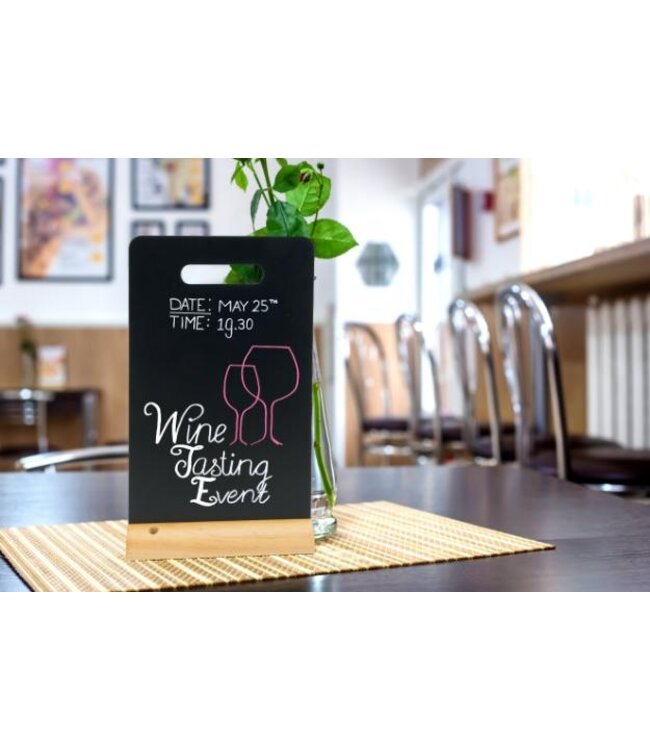 Tafelkrijtbord | Carry | Handgreep | 33,5x21x6cm