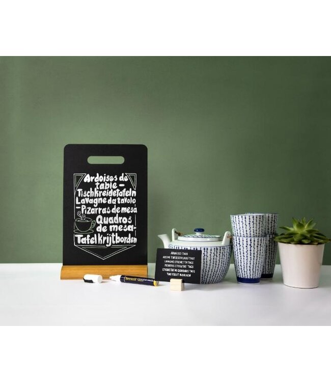 Tafelkrijtbord | Carry | Handgreep | 33,5x21x6cm