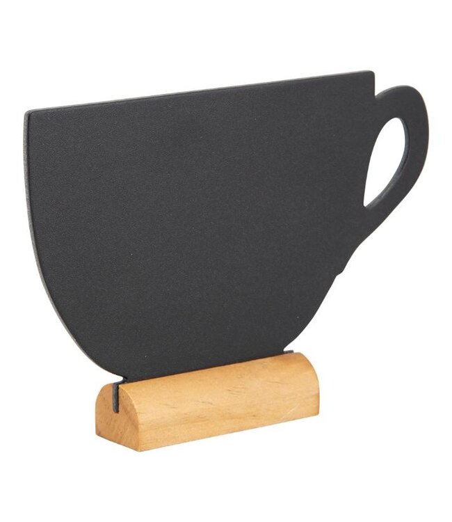 Tafelkrijtbord | Kopjes | Klein | 3 stuks | Incl. krijtstift