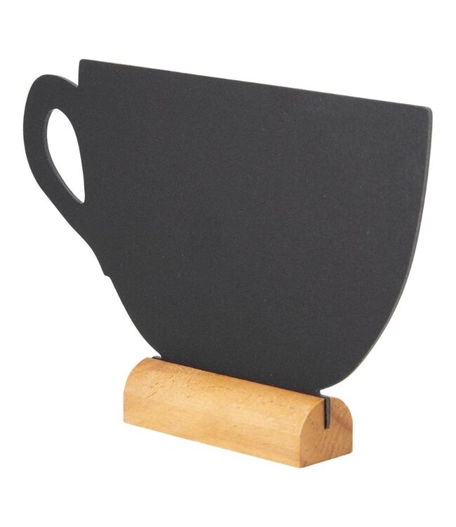 Tafelkrijtbord | Kopjes | Klein | 3 stuks | Incl. krijtstift