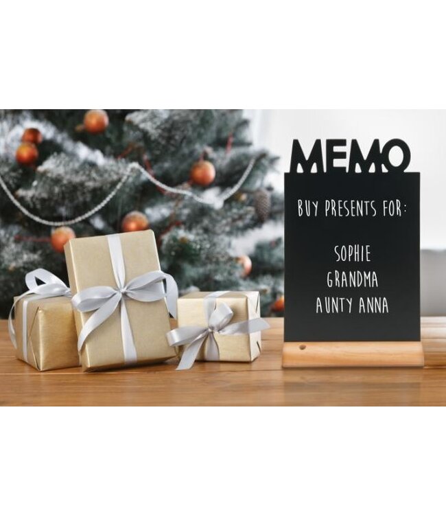 Tafelkrijtbord | Memo | 34,5x21x6cm