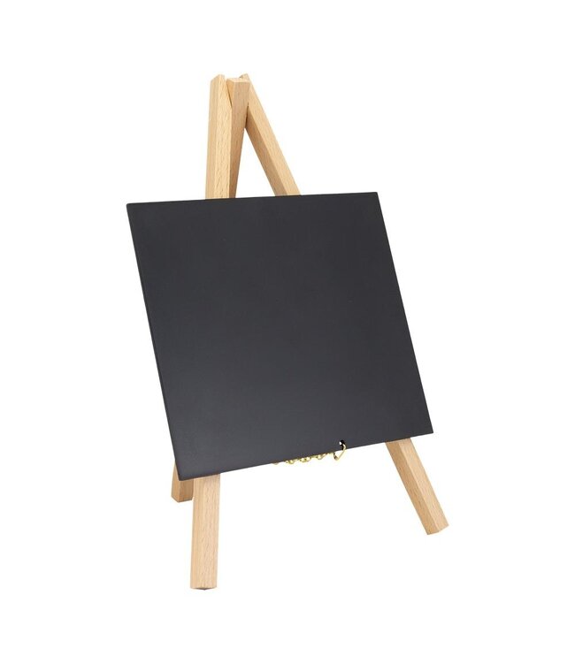 Mini ezel krijtborden set | Hout | 3 stuks | 24,4x15x13,5cm