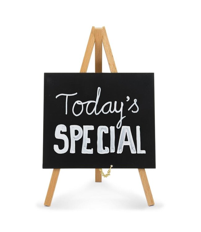 Mini ezel krijtborden set | Hout | 3 stuks | 24,4x15x13,5cm