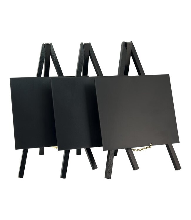 Tuindoek de kaart van Ibiza op een zwart krijtbord - 100x100 cm