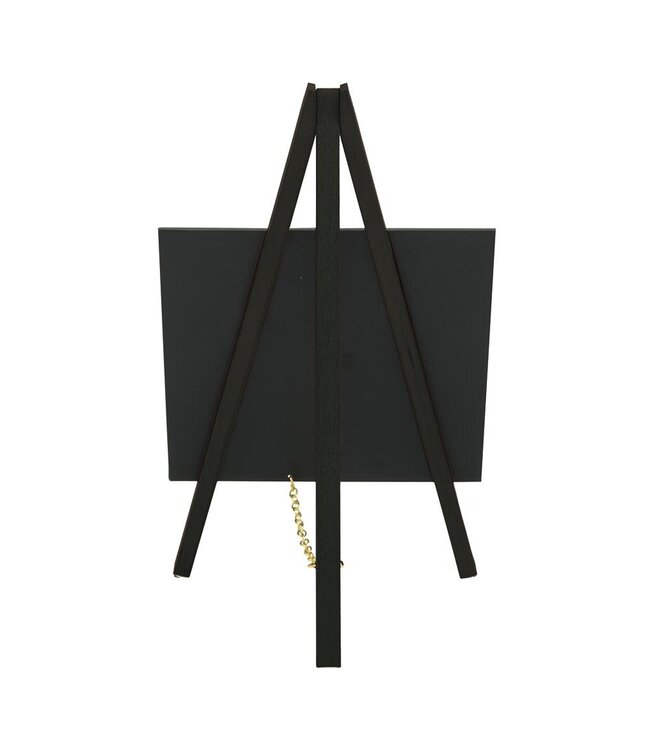 Mini ezel krijtborden set | Zwart | 3 stuks | 24,4x15x13,5cm