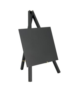 Securit Mini ezel krijtbord | Zwart | 24,4x15x13,5cm