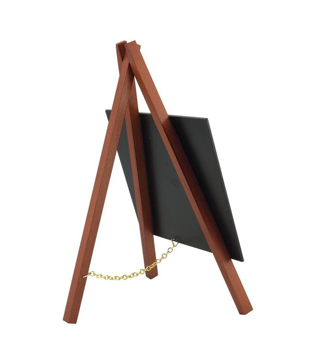 Mini ezel krijtborden set | Donker | 3 stuks | 24,4x15x13,5cm