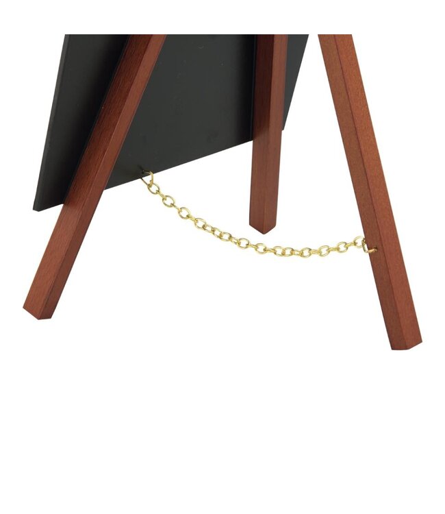 Mini ezel krijtborden set | Donker | 3 stuks | 24,4x15x13,5cm