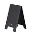 Mini klapbord krijtbord | Dubbelzijdig | 8,5x5x0,5cm | 5 Stuks