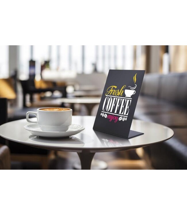 L-standaard krijtbord set | A5 | 3 stuks | 21,5x15x8,5cm