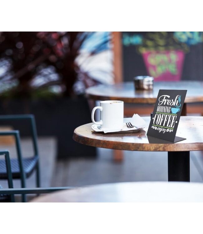 L-standaard krijtbord set | A6 | 3 stuks | 15,5x10,5x5cm