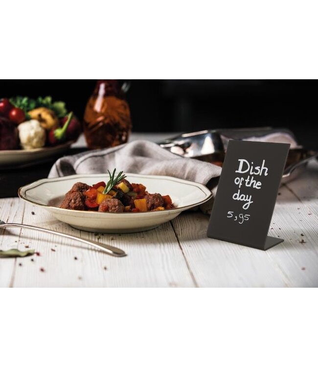 L-standaard krijtbord set | A7 | 5 stuks | 11,5x7,5x4,5cm