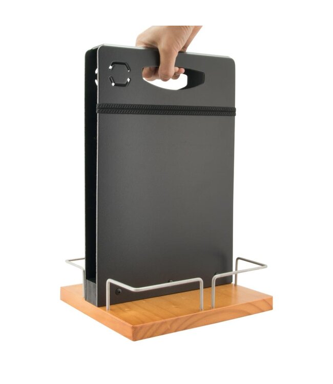 Tafelcaddy met krijtbord | Incl. krijtstift | 34,5x22x20cm