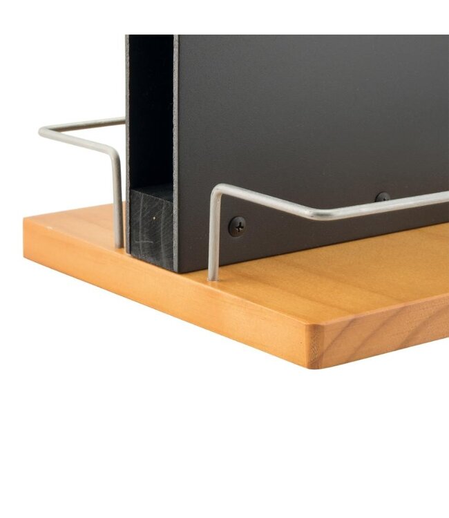 Tafelcaddy met krijtbord | Incl. krijtstift | 34,5x22x20cm