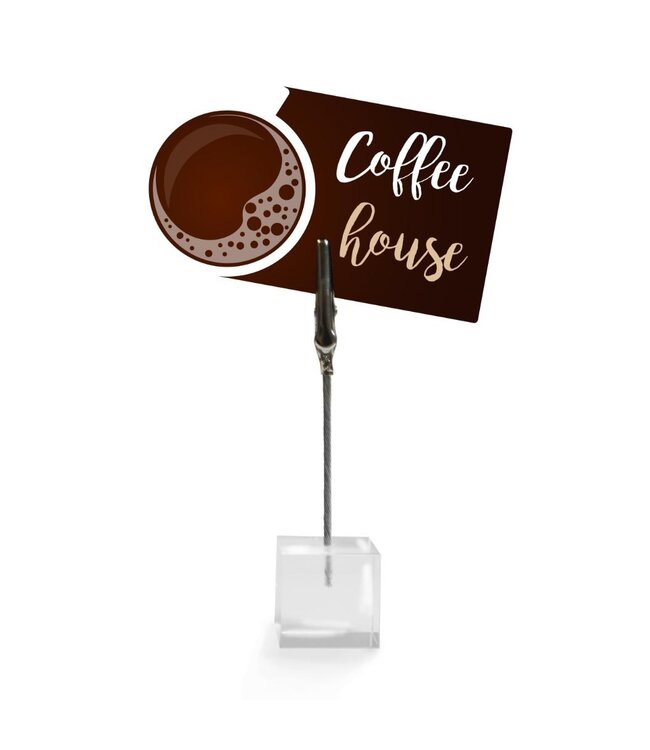 Prijskaarthouder voor krijtbord tag | 6 stuks | 10,5x2,5x2,5cm