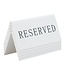 Securit Reserved bordje | Wit | 5 stuks | 10x5x4,5cm