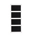 Krijtbord sticker etiket | Rechthoek | 8 stuks | 4,7x8cm