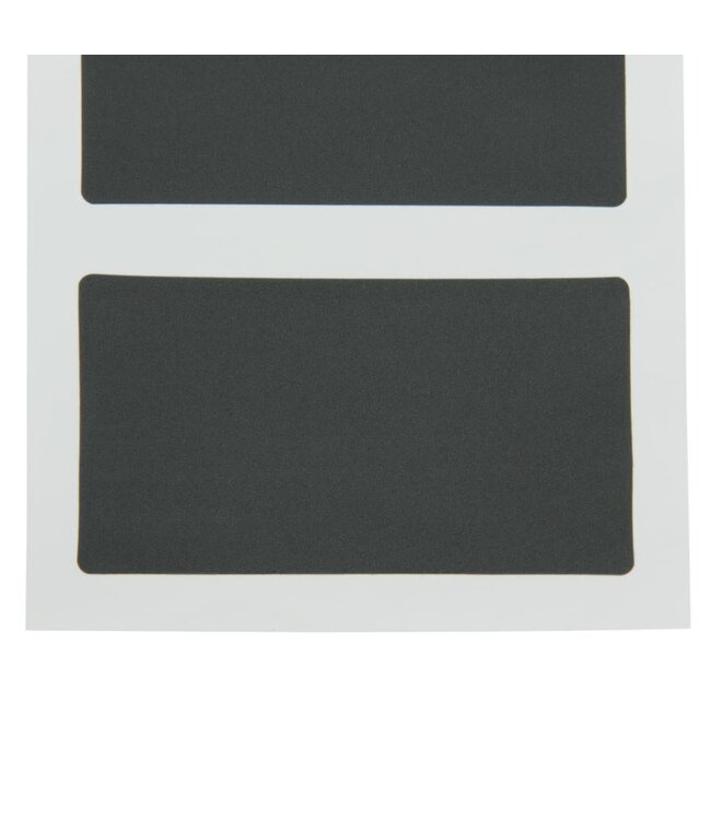 Krijtbord sticker etiket | Rechthoek | 8 stuks | 4,7x8cm