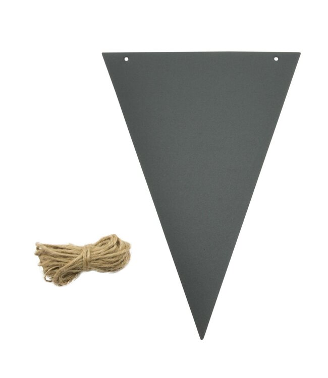 Krijtbord vlaggetjes set | Incl. ophangkoord | 14,5x20,8x0,7cm