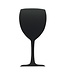 Muurkrijtbord | Wijnglas | Silhouette | 50x23,5x0,3cm