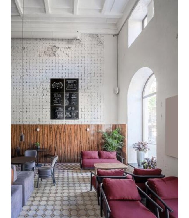 Muurkrijtbord | Frameless XXL | 6 stuks | 40x40x0,2cm