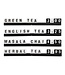 Securit Letterplanken set | Zwart | 4 stuks | Incl. letters, cijfers en symbolen