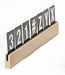 Letterplanken set | Hout | 4 stuks | Incl. letters, cijfers en symbolen