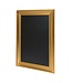 Muurkrijtbord | Gouden frame | 63x83,5x5cm
