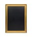 Muurkrijtbord | Gouden frame | 73x97x5cm