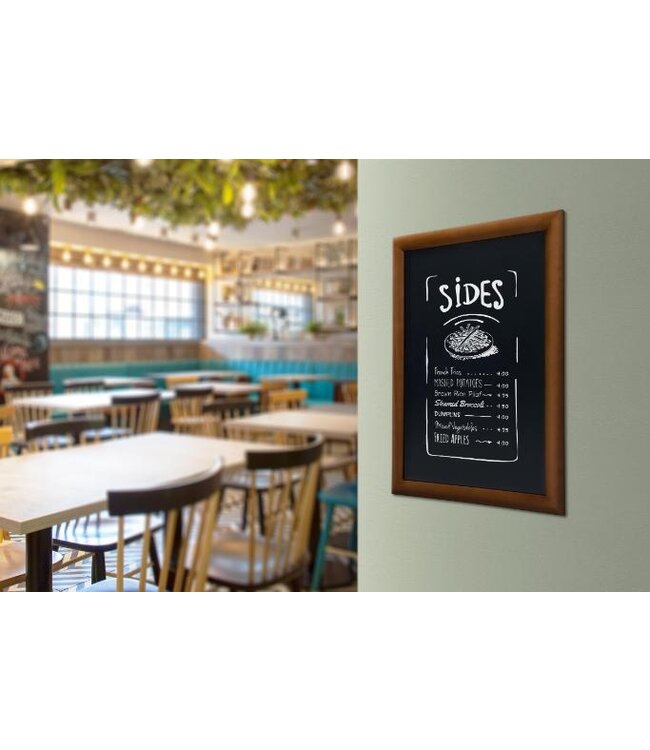 Muurkrijtbord Universal | Donkerbruin | 76,3x56,5x2cm