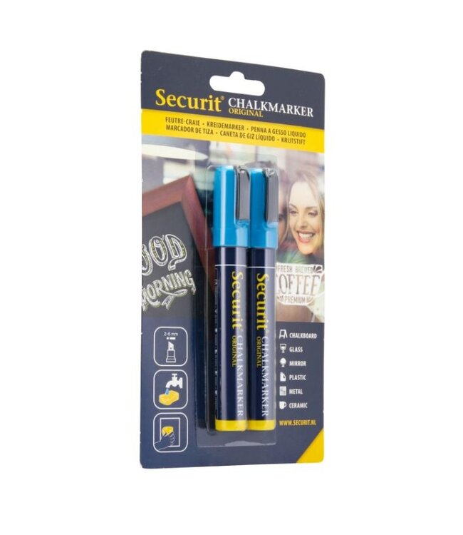 Krijtstiften | Blauw | 2-6mm | 2 stuks