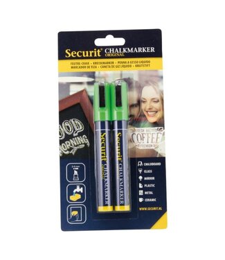 Securit Krijtstiften | Groen | 2-6mm | 2 stuks