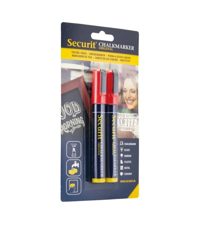Krijtstiften | Rood | 2-6mm | 2 stuks