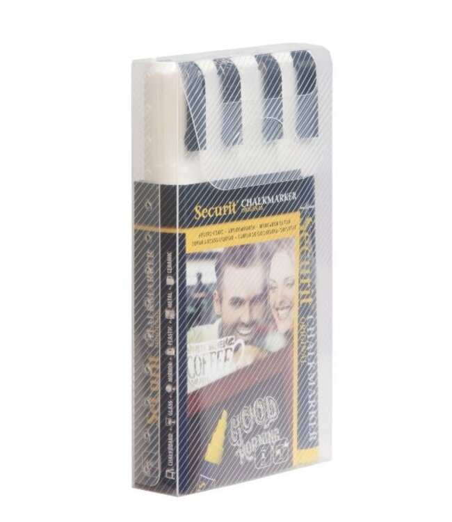 Krijtstiften | Wit | 2-6mm | 4 stuks