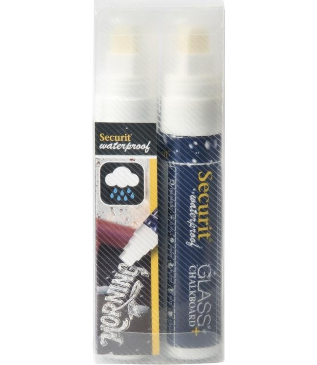 Krijtstiften set | Wit | Waterproof | 2 stuks | 7-15mm