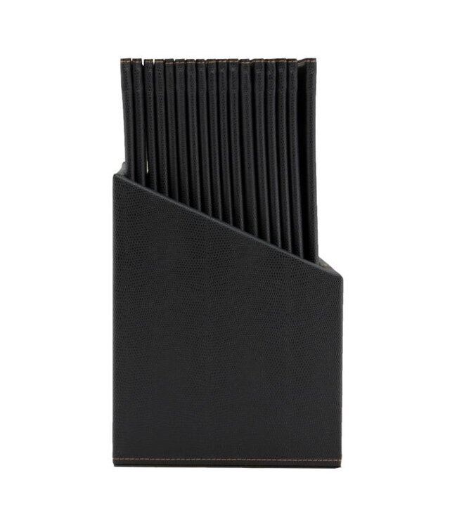 Menukaarten box | Trendy | Zwart | Incl. 20 A4 menukaarten