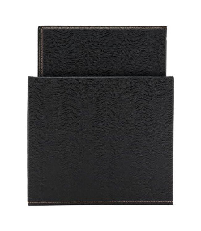 Menukaarten box | Trendy | Zwart | Incl. 20 A4 menukaarten