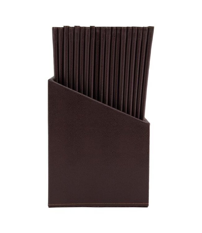 Menukaarten box | Trendy | Lichtbruin | Incl. 20 A4 menukaarten