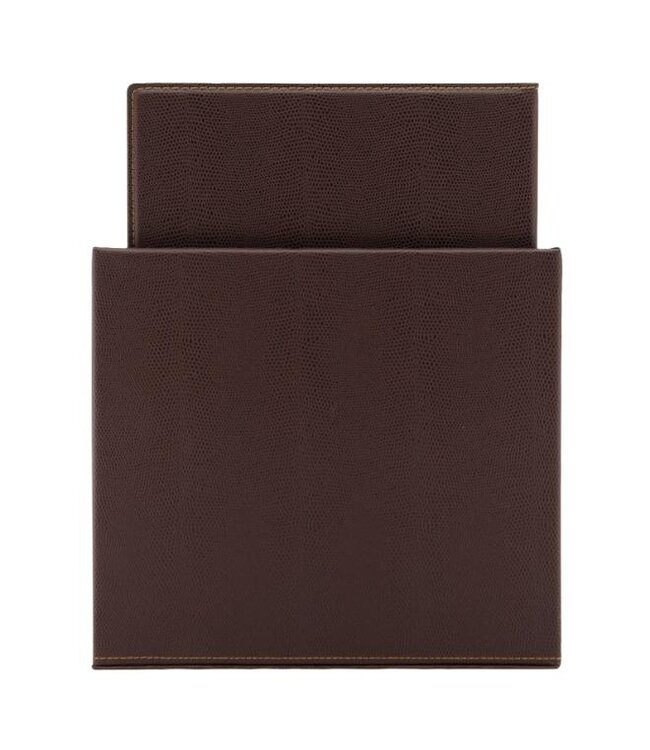 Menukaarten box | Trendy | Wijnrood | Incl. 20 A4 menukaarten