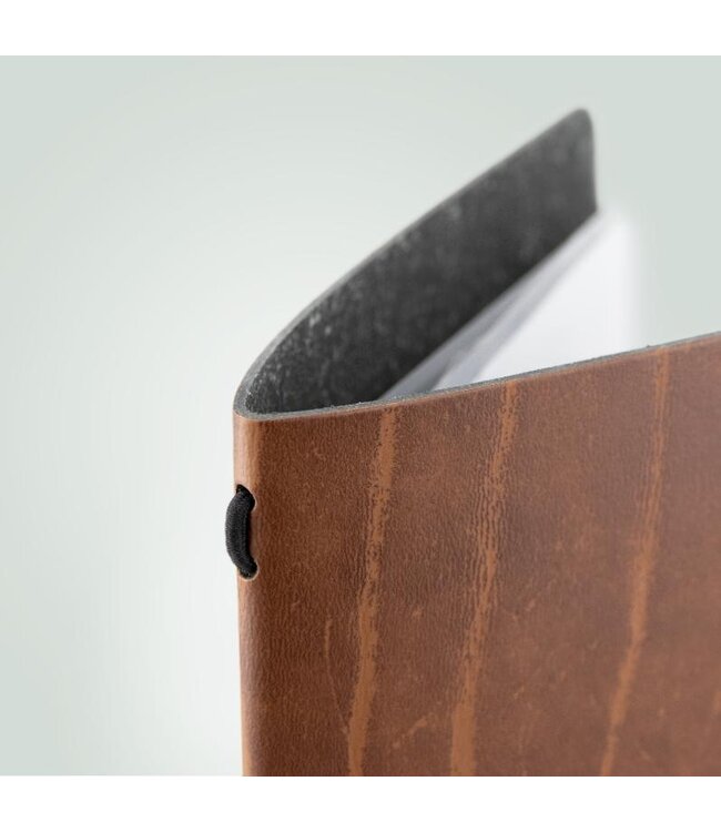 Menukaart | Leder | A4 | Bruin | Ruga