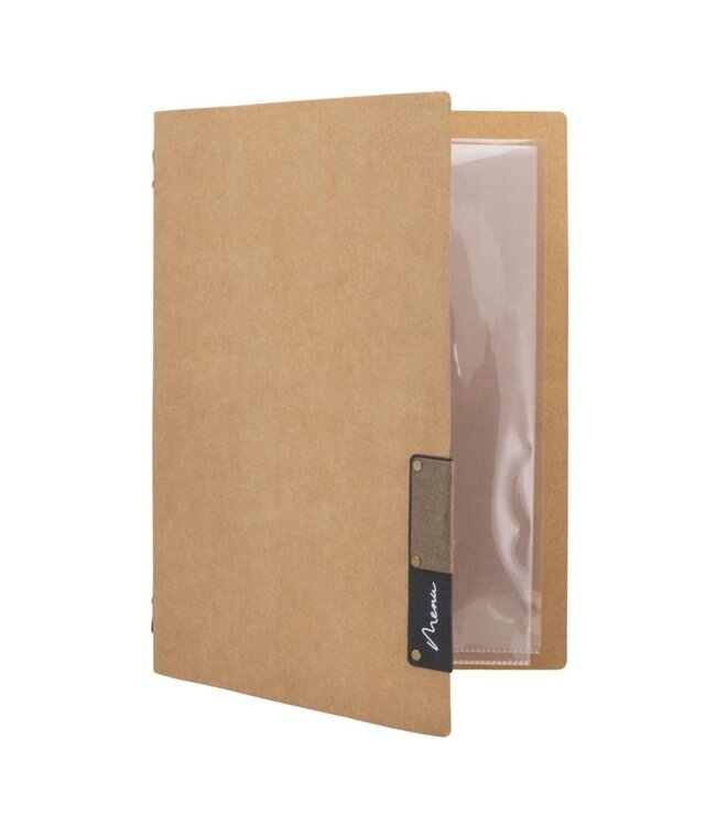 Menukaartmap | Nature | A4 | Lichtbruin