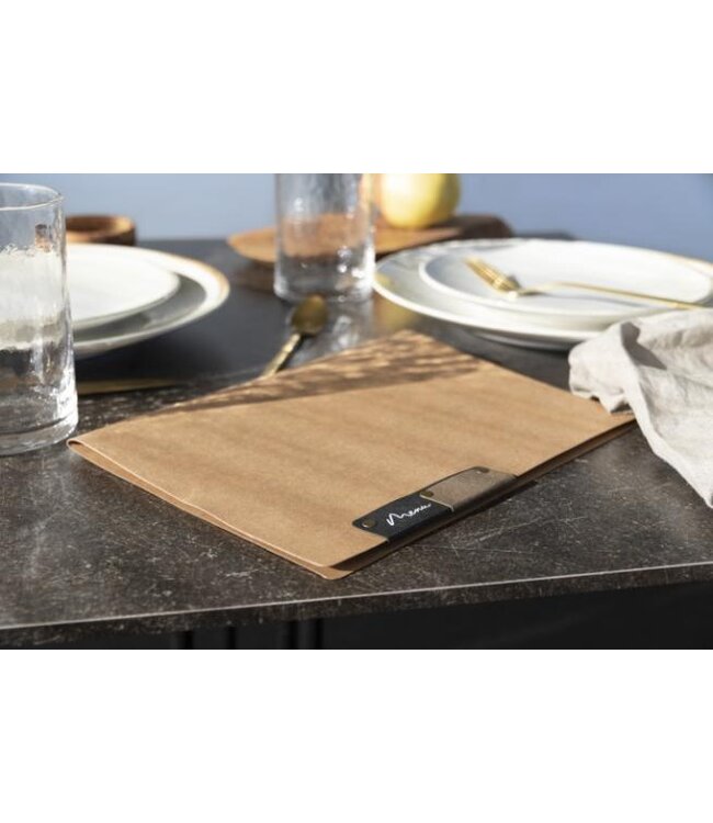 Menukaartmap | Nature | A4 | Lichtbruin