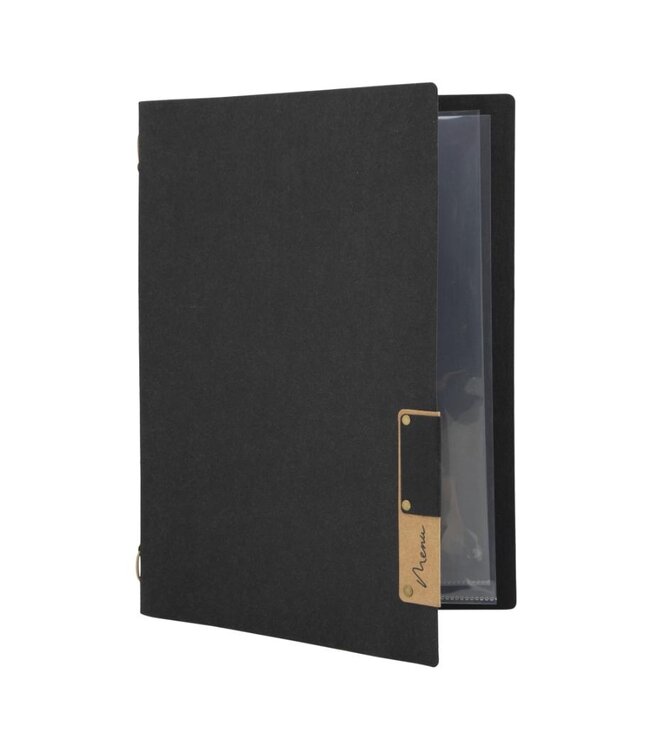 Menukaartmap | Nature | A4 | Zwart