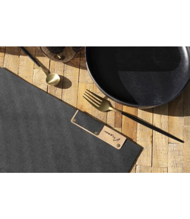 Menukaartmap | Nature | A4 | Zwart