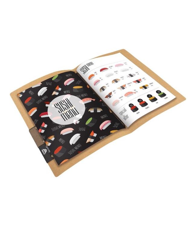 Menukaartmap | Nature | A5 | Lichtbruin