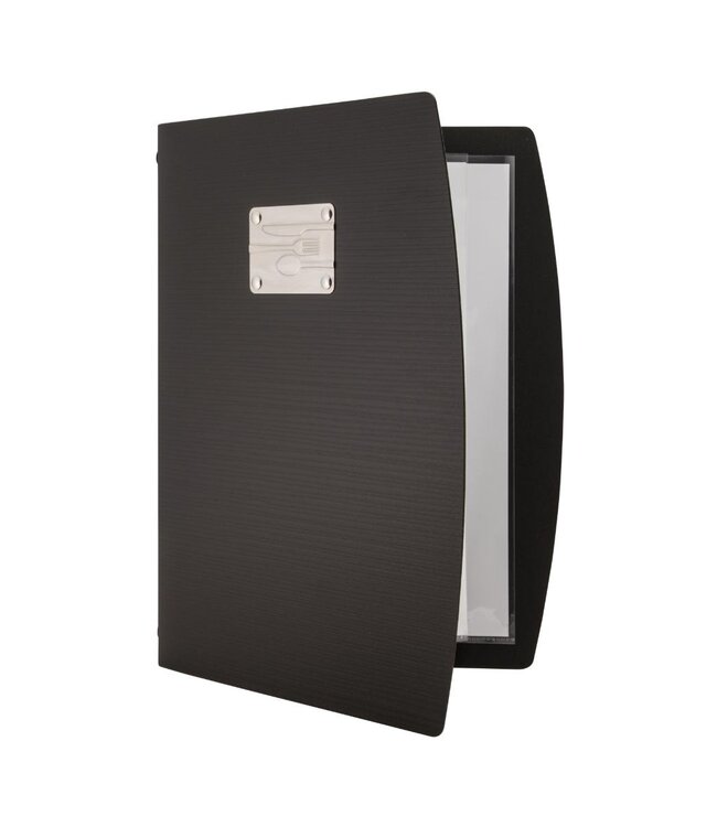 Menukaarthouder Rio | A4 | Zwart | Bestek