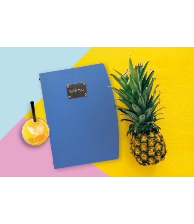 Menukaart Rio | A4 | Blauw | Menu