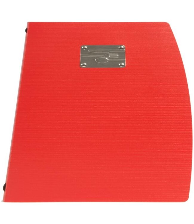 Menukaart houder Rio | A4 | Rood | Bestek