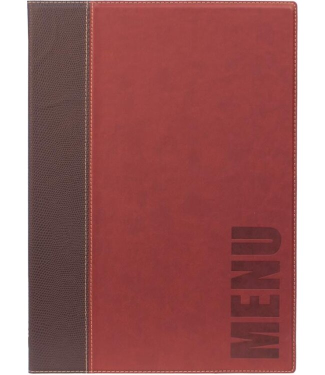 Menukaart | A4 | Trendy | Wijnrood