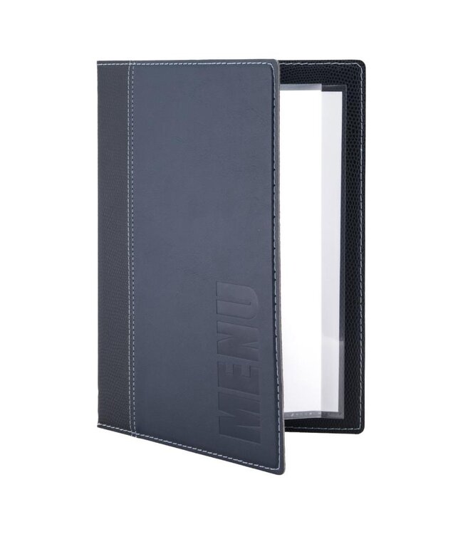 Menukaart | A5 | Trendy | Blauw